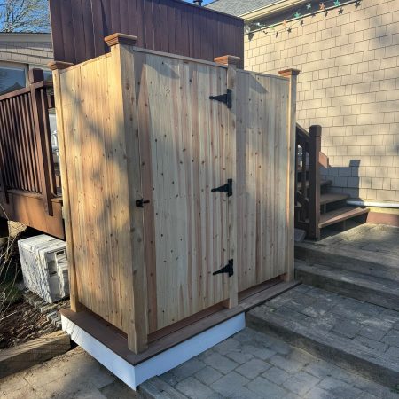 Cedar Outdoor Shower